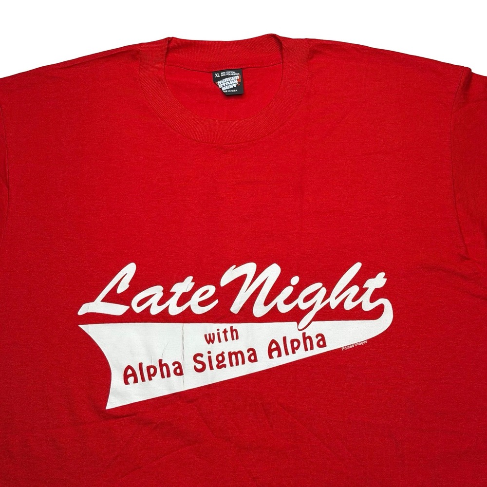 Vintage Monticello Arkansas x Late Nights - alpha‎ sigma alpha sorority shirt